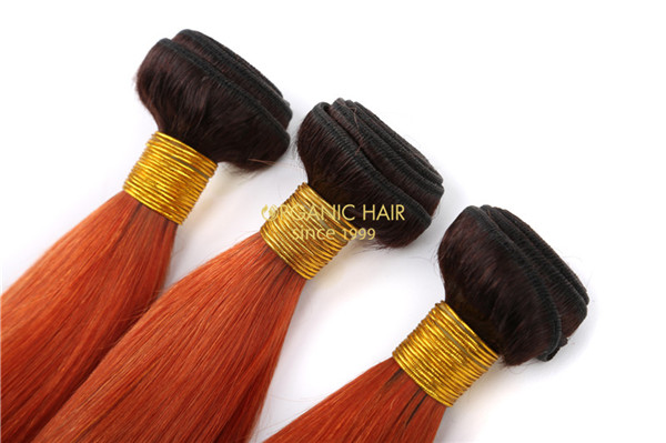  Cheap colored human hair extensions 